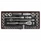 Socket Set 35pc 3/8"Sq Drive 6pt WallDrive® - Metric/Imperial AK691