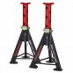 Axle Stands (Pair) 6 Tonne Capacity per Stand - Red AS6R
