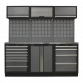 Superline PRO® 2.0m Storage System - Stainless Worktop APMSSTACK07SS