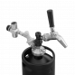 Baridi Deluxe Style Growler Beer Tap with CO2 Regulator - For Use With Baridi Stainless Steel Growler Kegs DH103