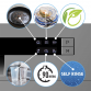 Baridi Compact Tabletop Dishwasher 8 Place Settings, 6 Programmes, Low Noise, 8L Cycle, Start Delay - Silver DH87