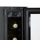 Baridi 7 Bottle 15cm Slim Wine Cooler with Digital Touch Screen Controls, Black DH76