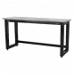 Steel Adjustable Workbench with Stainless Steel Worktop 1830mm - Heavy-Duty APMS23