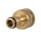 Brass Dual Tap Connector 12.5-19mm (1/2 - 3/4in) FAIHOSETC