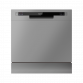 Baridi Compact Tabletop Dishwasher 8 Place Settings, 6 Programmes, Low Noise, 8L Cycle, Start Delay - Silver DH87