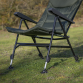 Dellonda Portable Fishing/Camping Chair, Reclining, Adjustable Height, Water Resistant, Rotating Feet for Multiple Terrain, Foldable DL74