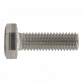 Stainless Steel Hex Head Set Screw DIN 933 - M8 X 25 A2 - Pack of 50 S825S