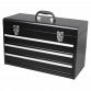 Portable Tool Chest 3 Drawer with 98pc Tool Kit S01266