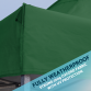 Dellonda Premium 3x6m Pop-Up Gazebo, Heavy Duty, PVC Coated, Water Resistant Fabric, Supplied with Carry Bag, Rope, Stakes & Weight Bags - Dark Green Canopy DG140