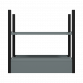 Modular Racking Base unit 2 Shelves 580mm APMRB1