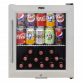 Baridi 50L Tabletop Drinks Fridge, Mini Beer Cooler, Glass Door, Stainless Steel DH75
