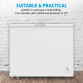 Baridi Freestanding Chest Freezer, 199L Capacity, Garages and Outbuilding Safe, -12 to -24°C Adjustable Thermostat with Refrigeration Mode, White DH111