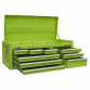 Topchest 9 Drawer with Ball Bearing Slides - Green AP4109HV