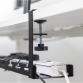 Dellonda Extendable Cable Management Tray 435/730 x 130 x 190 - Black DH276
