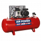 Air Compressor 200L Belt Drive 3hp with Cast Cylinders SAC2203B