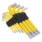 Jumbo Spline Key Set 9pc Anti-Slip AK7189