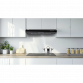 Baridi Visor Cooker Hood Extractor Fan 60cm - Black DH107