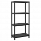 Plastic Racking Unit with 4 Shelves 25kg Capacity Per Level APPR4