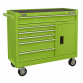 Rollcab 6 Drawer with Ball Bearing Slides - Green AP4106HV