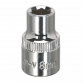 WallDrive® Socket 8mm 3/8"Sq Drive Fully Polished SP3808