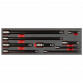 Premier Black Wobble/Rigid Extension Bar Set 1/4", 3/8" & 1/2"Sq Drive 9pc - Premier Black AK7693