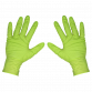 Diamond Grip Extra-Thick Nitrile Powder-Free Gloves, Hi-Vis Green, Large - Pack of 50 SSP54L