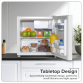 Baridi Tabletop Fridge with Ice Box, 46L Capacity DH256