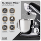 Baridi 1500W Stand Mixer with Accessories 6L - Black DH173