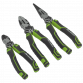 Pliers Set 3pc High Leverage - Hi-Vis Green AK8376HV