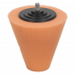 Buffing & Polishing Foam Cone Orange/Firm PTCCHC85O