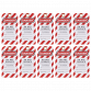 Lockout Safety Tag 10pc EV17