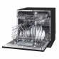 Baridi Compact Tabletop Dishwasher 8 Place Settings, 6 Programmes, Low Noise, 8L Cycle, Start Delay - Black DH88