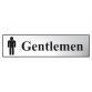 Sign: Gentlemen Bathroom