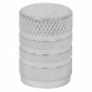 Aluminium Valve Cap 4pc - Silver Anodised VCA4