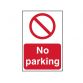 No Parking - PVC 200 x 300mm SCA0605