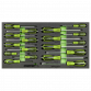 Siegen Hammer-Thru Screwdriver, Bit Driver & Bit Set with Tool Tray 28pc S01281