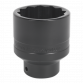 Impact Socket 56mm Bi-Hex Deep 3/4"Sq Drive SX021