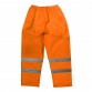 Hi-Vis Orange Waterproof Trousers - Large 807LO