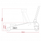 Trolley Jack 3t & Axle Stands (Pair) 3t per Stand Combo 3000CXDCOMBO1