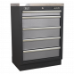 Superline PRO® 3.2m Storage System - Stainless Worktop APMSSTACK03SS