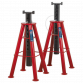 Axle Stands (Pair) 10 Tonne Capacity per Stand High Level AS10H