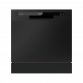 Baridi Compact Tabletop Dishwasher 8 Place Settings, 6 Programmes, Low Noise, 8L Cycle, Start Delay - Black DH88