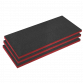 Easy Peel Shadow Foam® Red/Black 50mm - Pack of 3 SFPK50R
