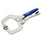 Locking C-Clamp with Swivel Pads 280mm (11in) B/S6531