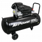 100L V-Twin Direct Drive Air Compressor 3hp SAC10030VA