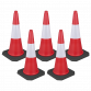 Traffic Cone 75cm - Pack of 5 TFC05