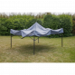 Dellonda Premium 2x2m Pop-Up Gazebo, Heavy Duty, PVC Coated, Water Resistant Fabric, Supplied with Carry Bag, Rope, Stakes & Weight Bags - Grey Canopy DG129