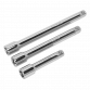 Extension Bar Set 3pc 3/8"Sq Drive S0719