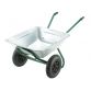 175L Galvanised Garden Twin Wheelbarrow WALGRTWGVPDD
