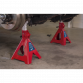 Axle Stands (Pair) 5 Tonne Capacity per Stand Auto Rise Ratchet AAS5000
